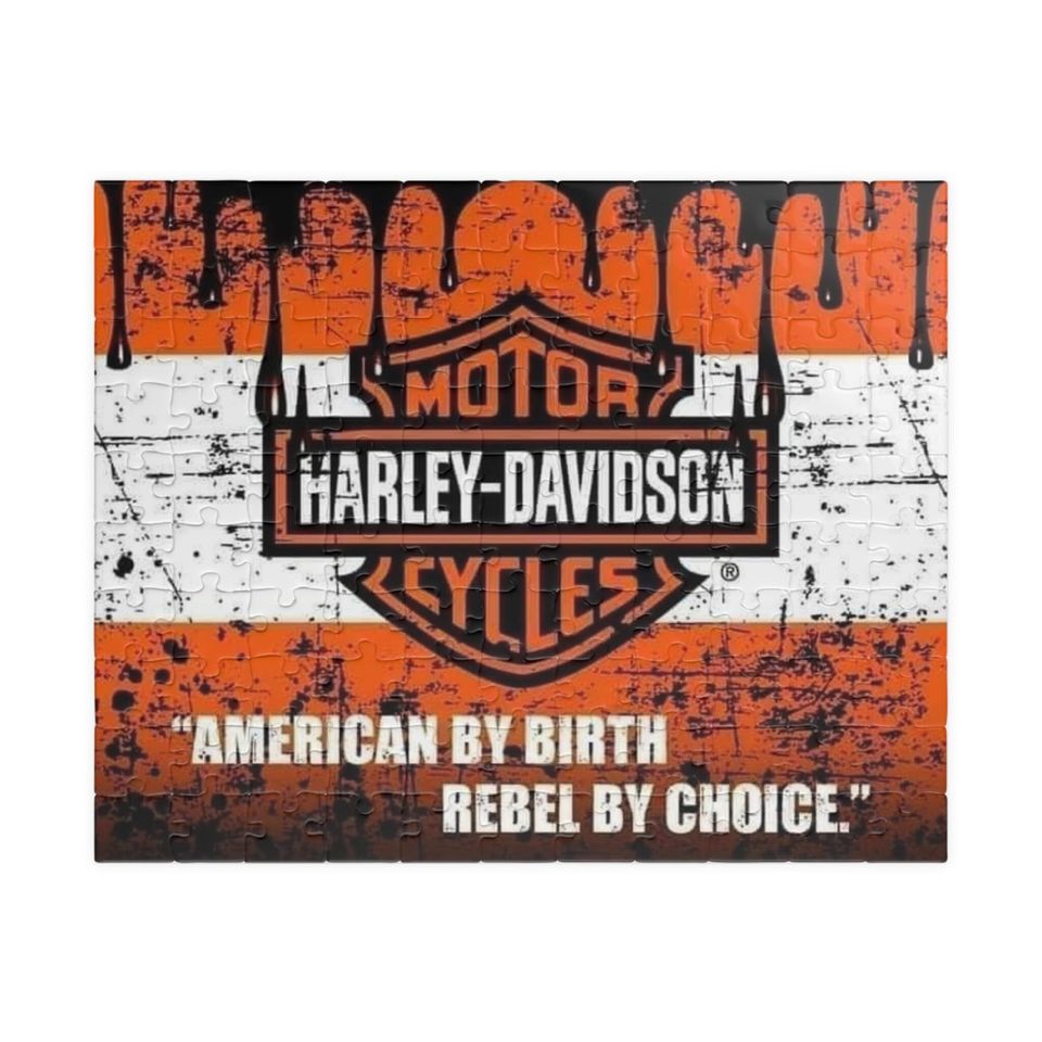 Haarleyy Davidson Puzzle (110, 252, 520, 1014-piece) | Family Game Night