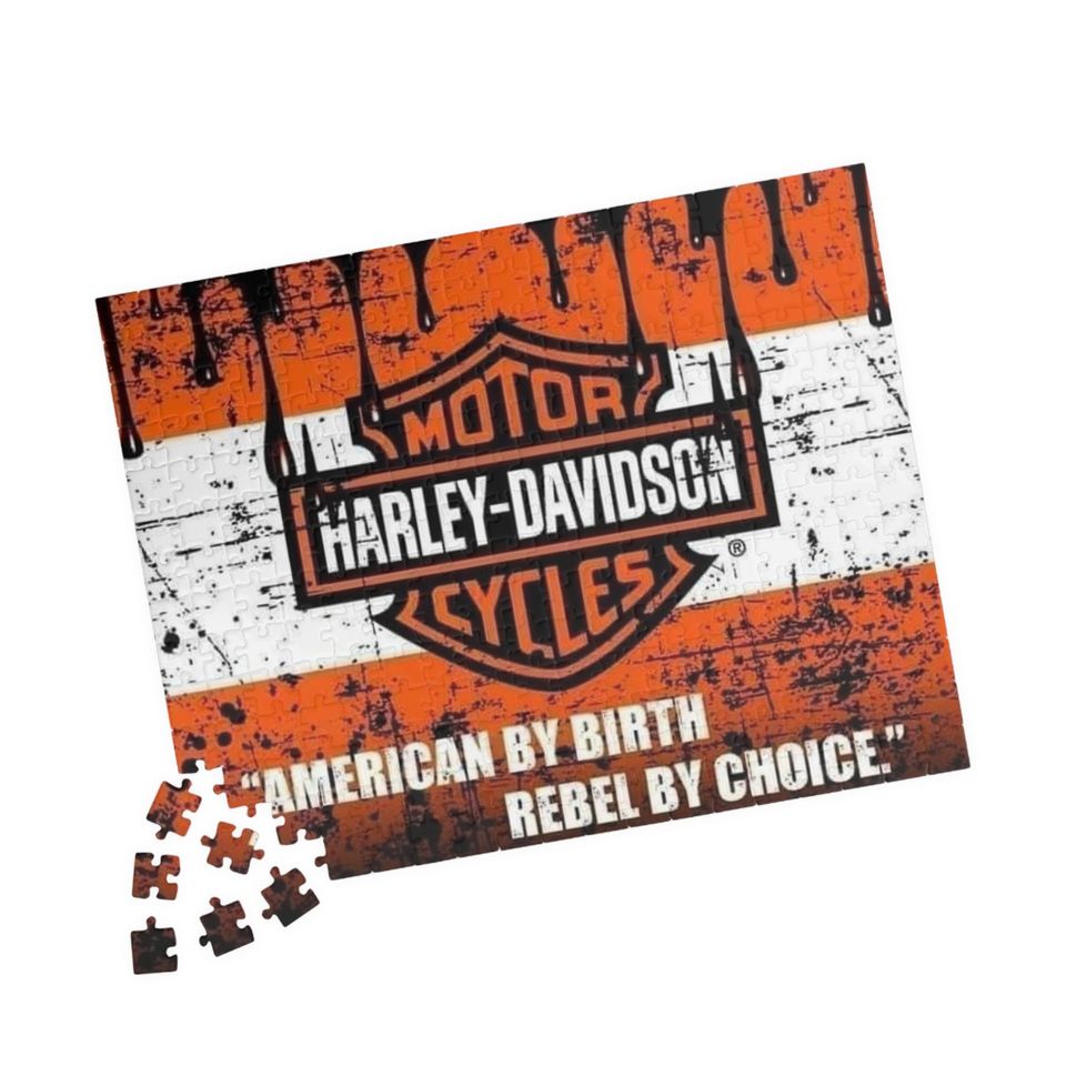Haarleyy Davidson Puzzle (110, 252, 520, 1014-piece) | Family Game Night