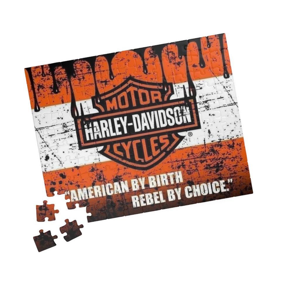 Haarleyy Davidson Puzzle (110, 252, 520, 1014-piece) | Family Game Night