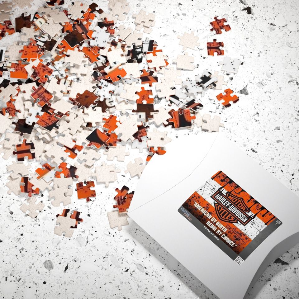 Haarleyy Davidson Puzzle (110, 252, 520, 1014-piece) | Family Game Night