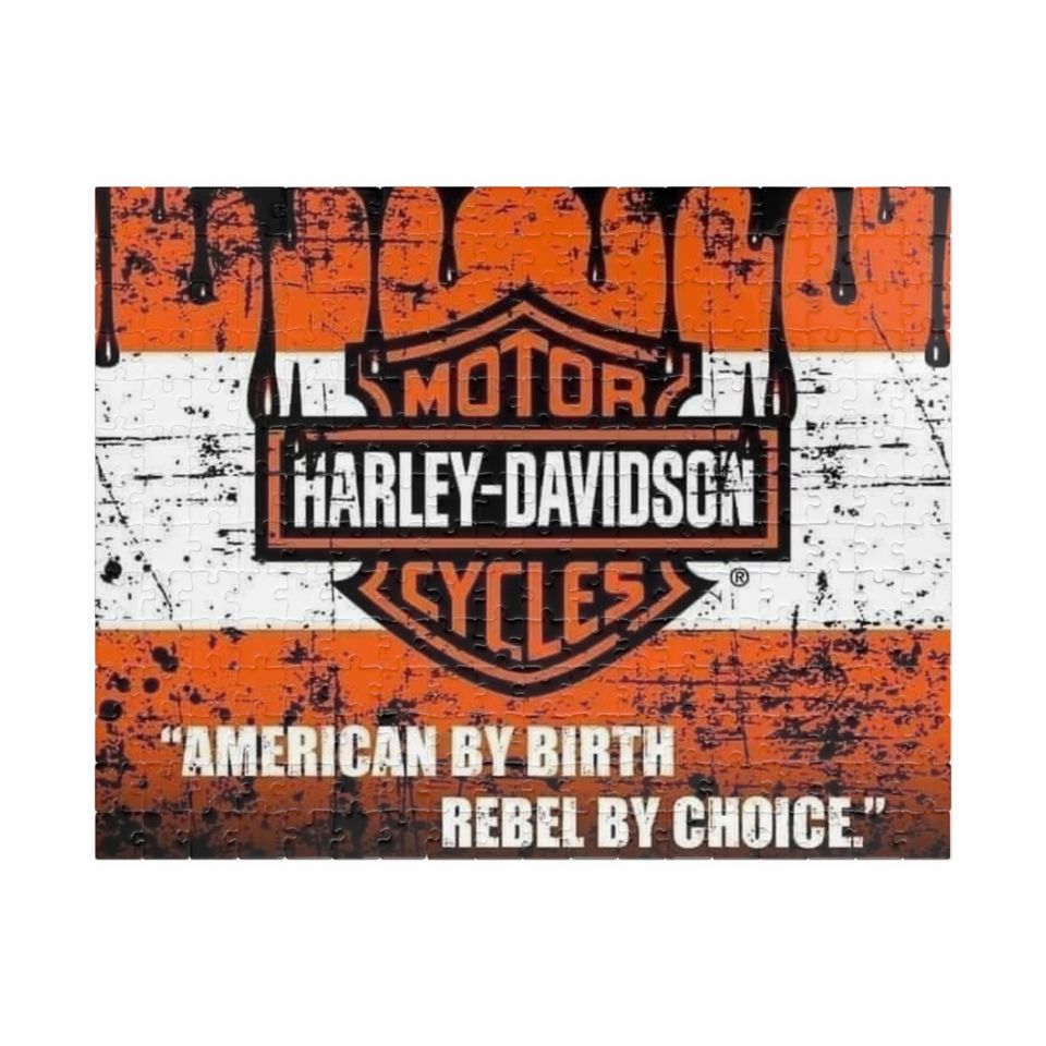 Haarleyy Davidson Puzzle (110, 252, 520, 1014-piece) | Family Game Night
