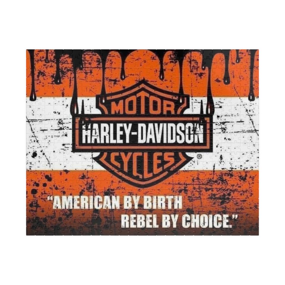Haarleyy Davidson Puzzle (110, 252, 520, 1014-piece) | Family Game Night