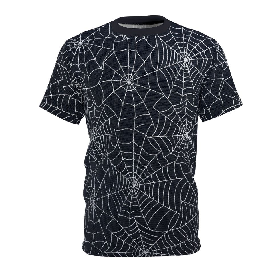 Spiderweb T-Shirt, Gothic T-Shirt, Emo Spiderweb Shirt