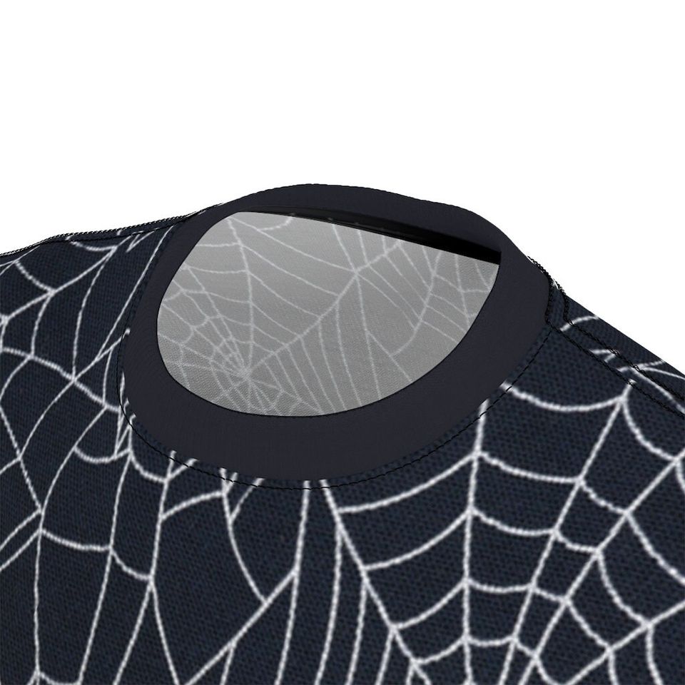 Spiderweb T-Shirt, Halloween Spiderweb Gothic T-Shirt, Emo Punk T-Shirt