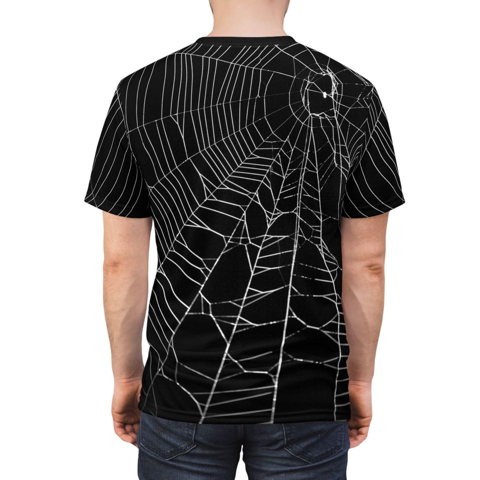 Spiderweb T-Shirt, Gothic T-Shirt, Emo Spiderweb Shirt