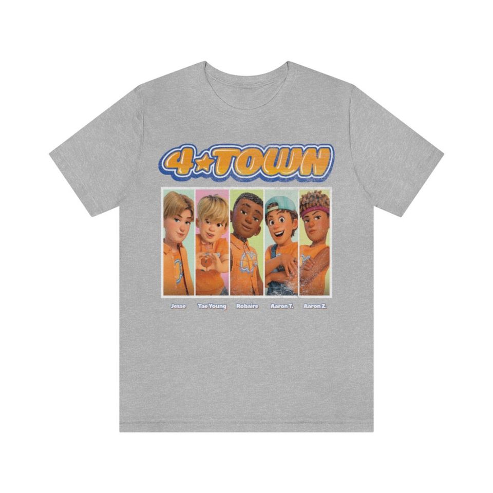4-Town World Tour Double Sided T-Shirt
