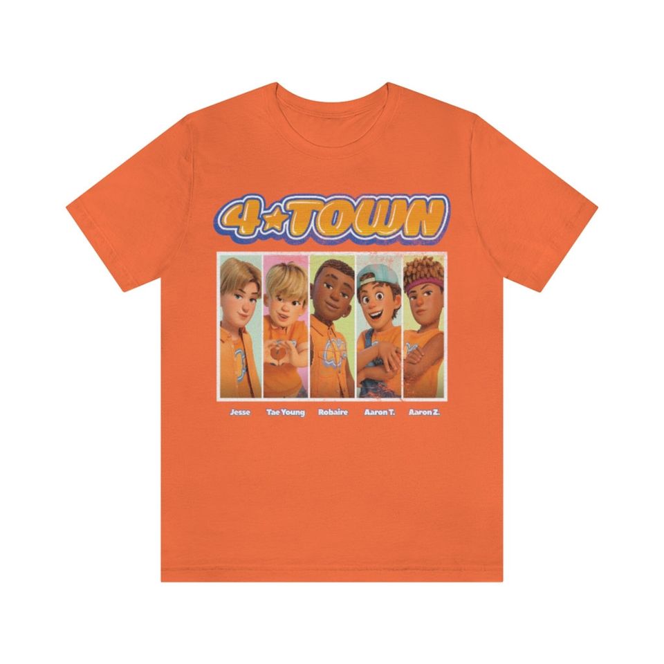 4-Town World Tour Double Sided T-Shirt