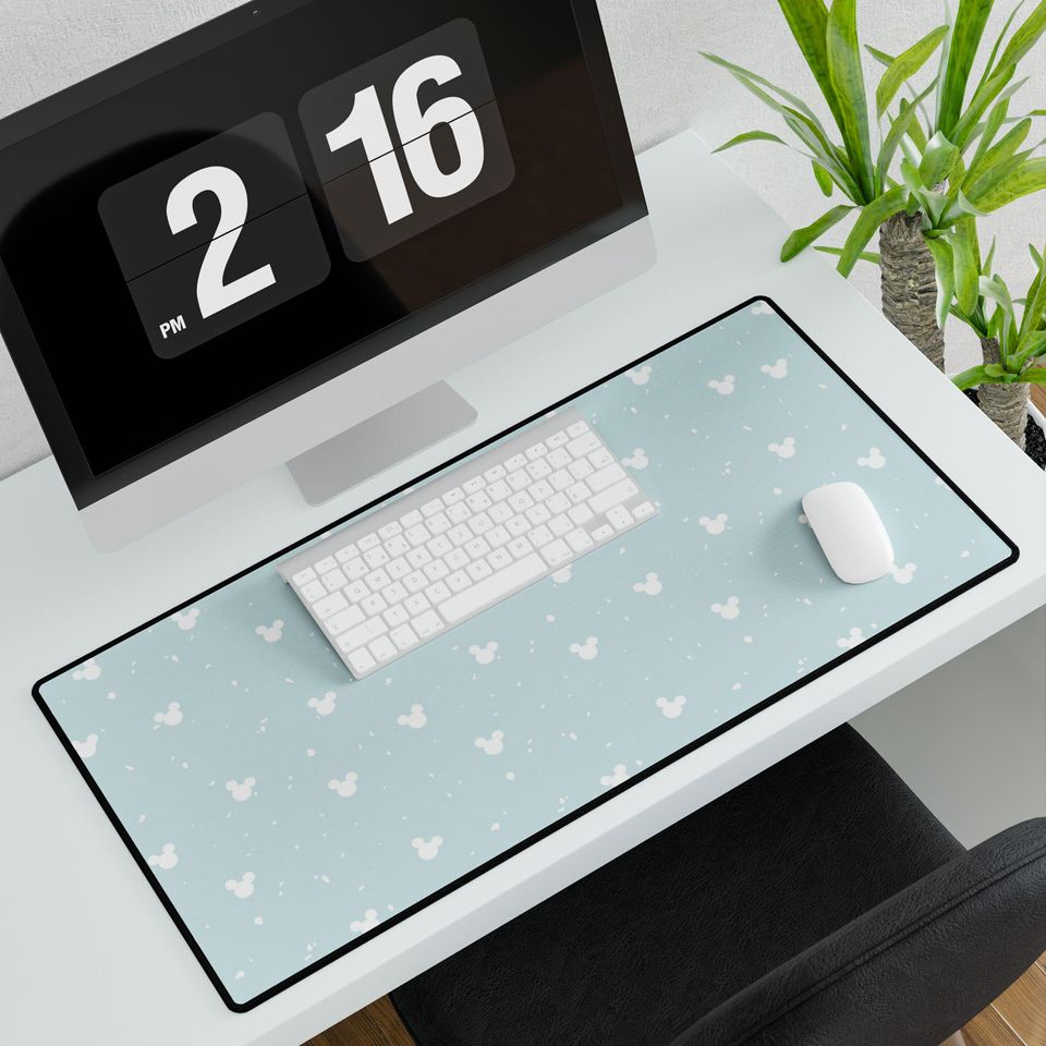 Whimsical Mickey Mouse Disney Inspired Desk Mat,Cute Mouse Pad for Office