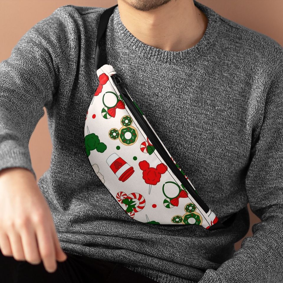 Disney Christmas Fanny Pack, Christmas Cute Disney