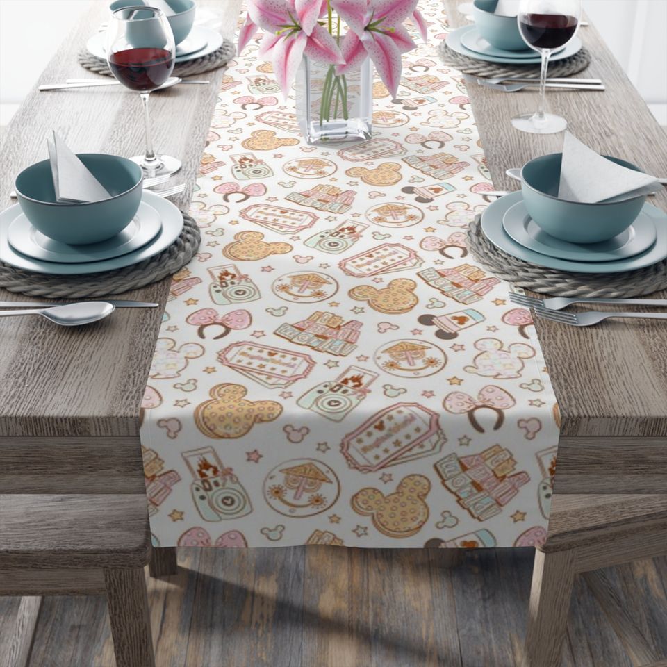 Disney Mickey Mouse Table Runner for Kitchen & Home Decor