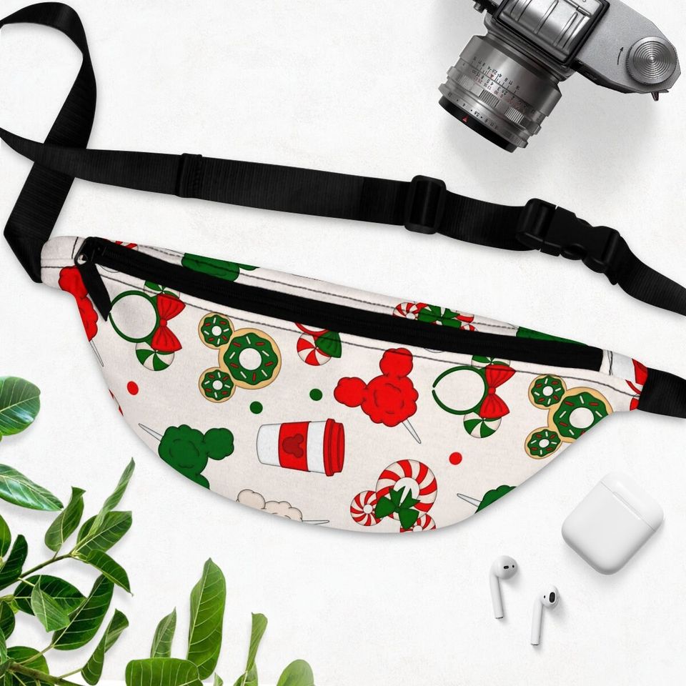 Disney Christmas Fanny Pack, Christmas Cute Disney