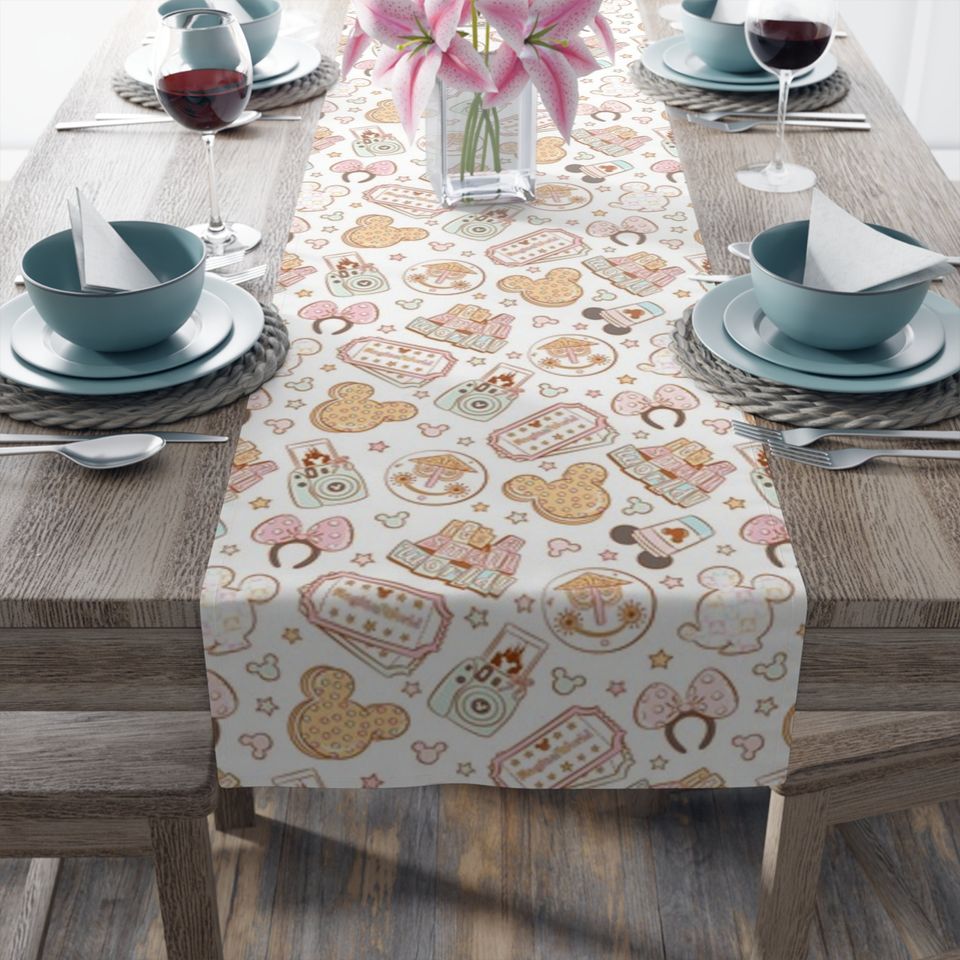 Disney Mickey Mouse Table Runner for Kitchen & Home Decor