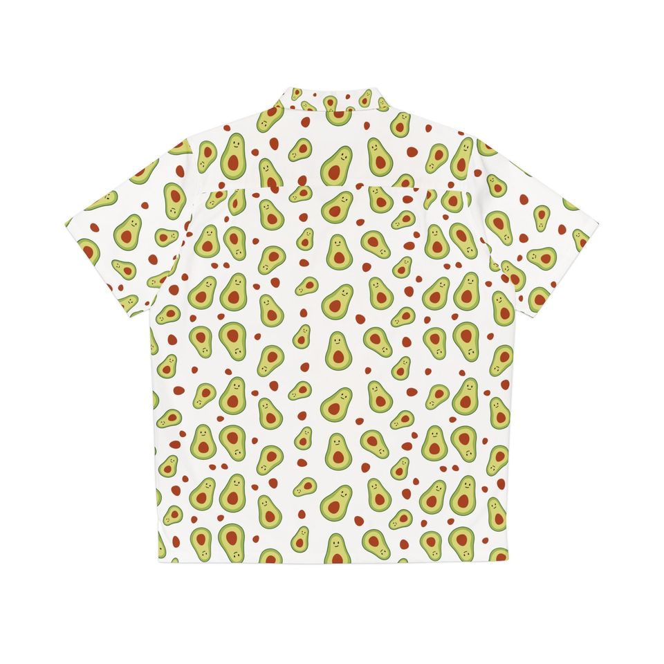 Cute Avocado Hawaiian Shirt, Beach Shirt