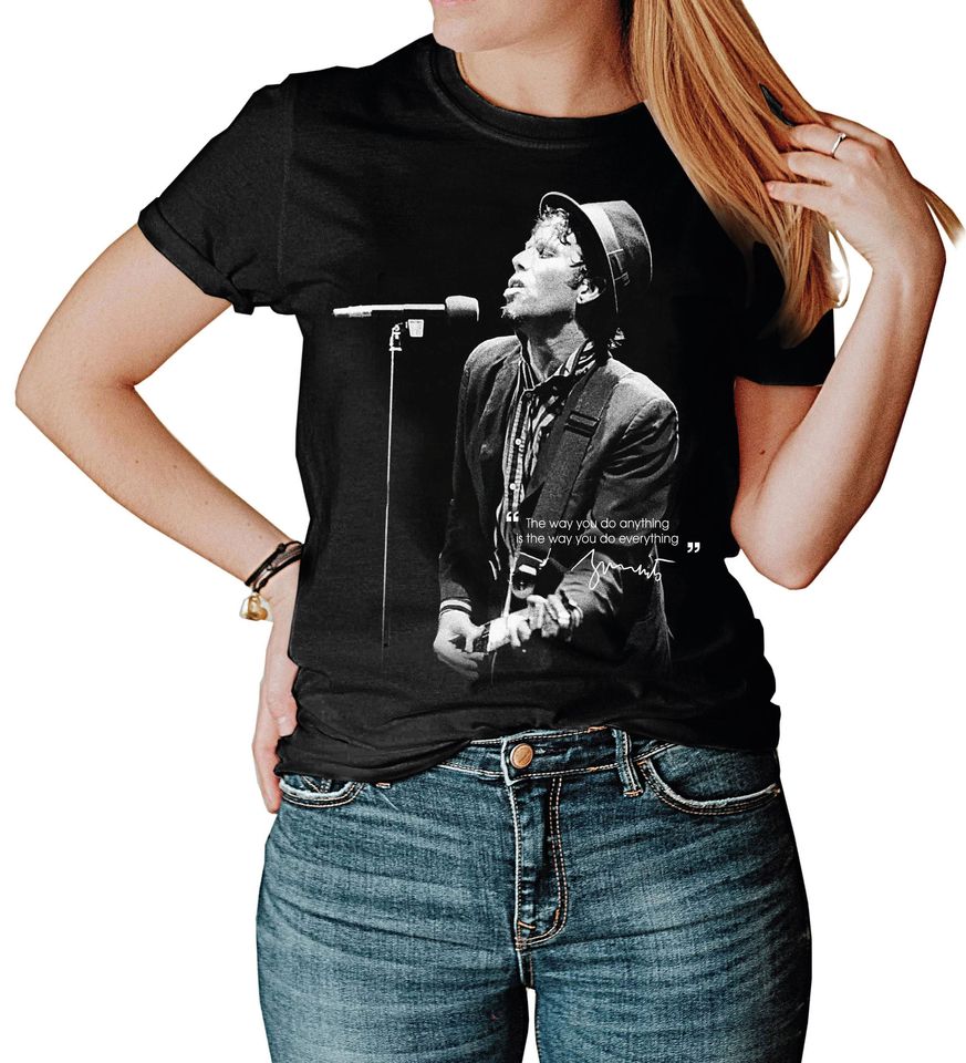 Unisex T-shirt with short sleeves Tom Waits