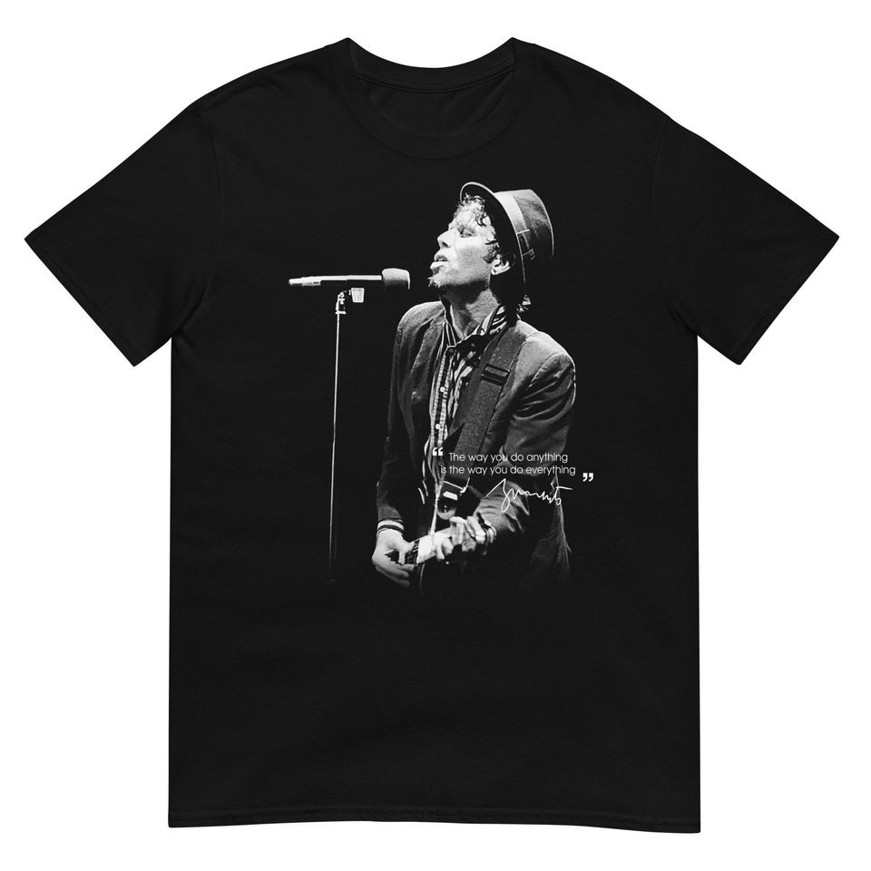 Unisex T-shirt with short sleeves Tom Waits