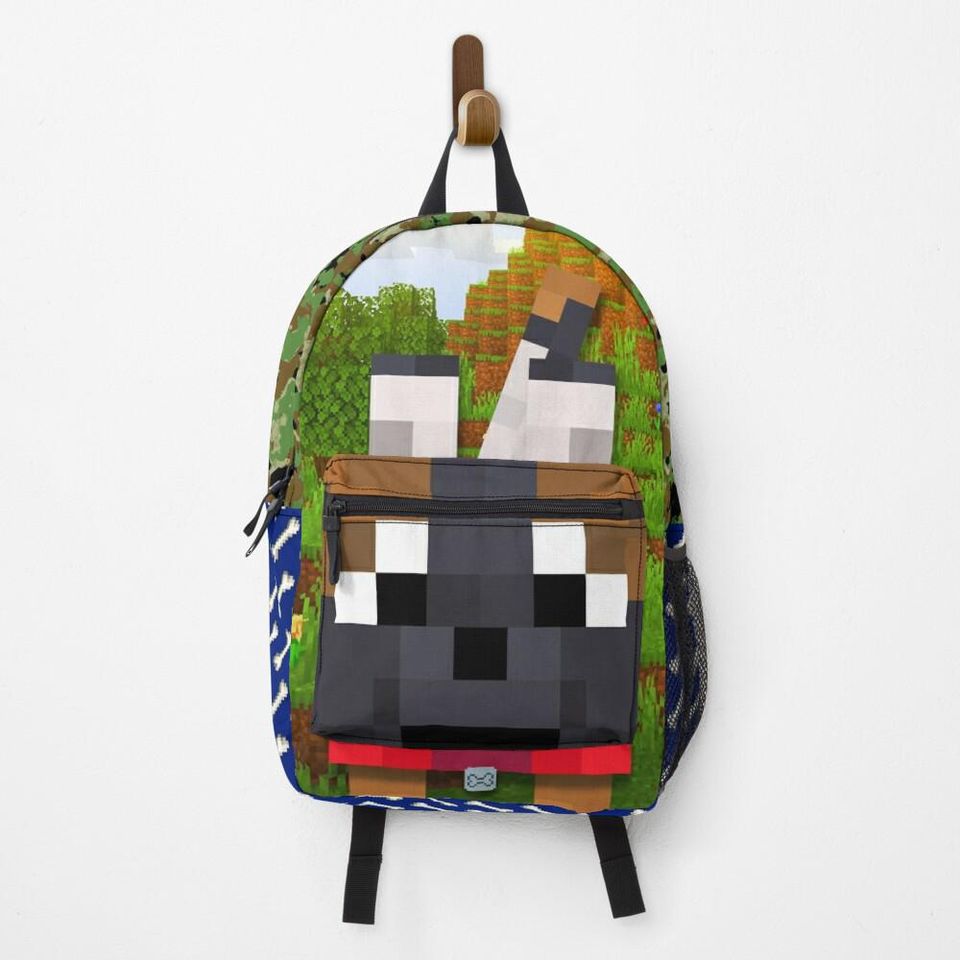 Minecraft Wolf Variants Backpack for Kids
