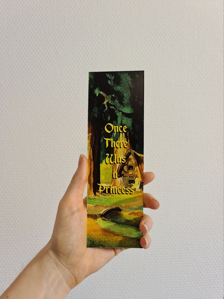 Snowwhite Bookmark, Disney Princess, Once there was a Princess