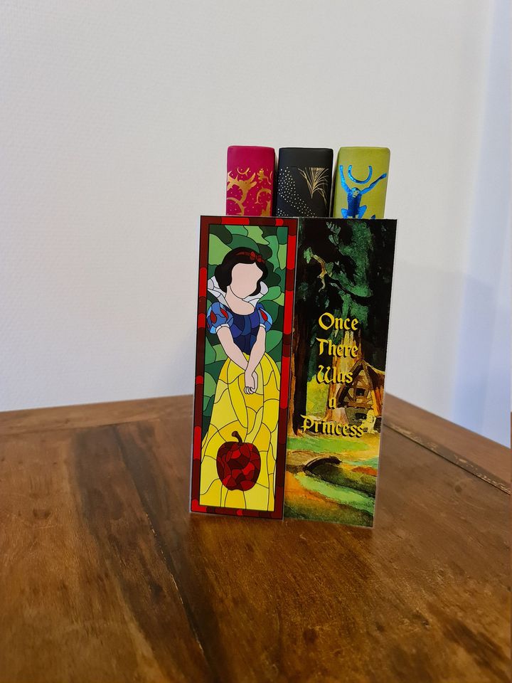 Snowwhite Bookmark, Disney Princess, Once there was a Princess