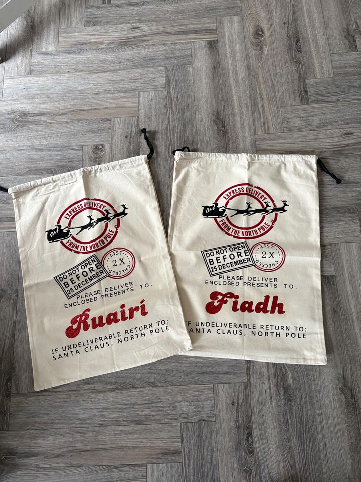 Personalised Christmas Santa Sack