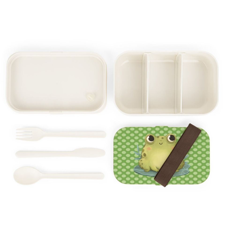 Super Kawaii Frog Froggie Bento Lunch Box