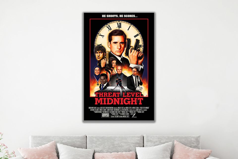 Threat Level Midnight Wall Art Movie Poster