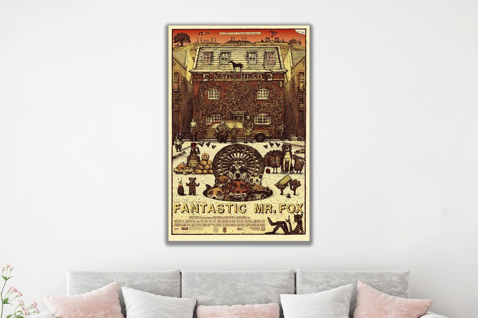 Fantastic Mr Fox Movie Poster Wall Art
