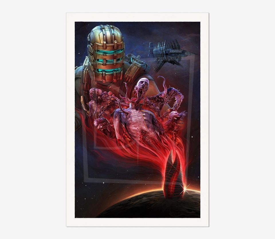DEAD SPACE Game Poster | Game Art | Horror Game | Print | Room Decor | Wall Art