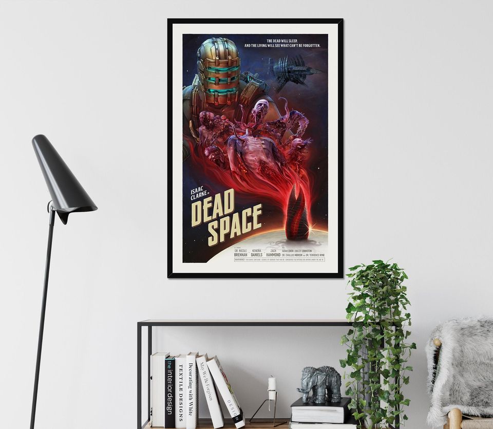DEAD SPACE Game Poster | Game Art | Horror Game | Print | Room Decor | Wall Art