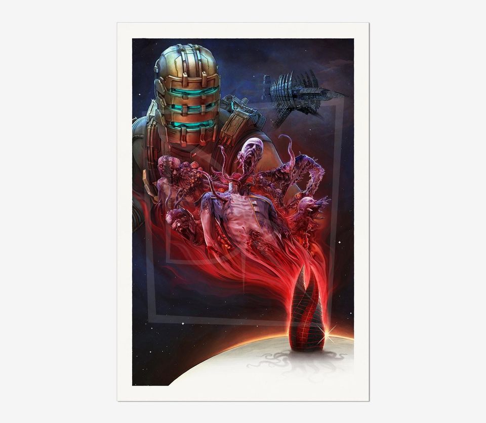 DEAD SPACE Game Poster | Game Art | Horror Game | Print | Room Decor | Wall Art