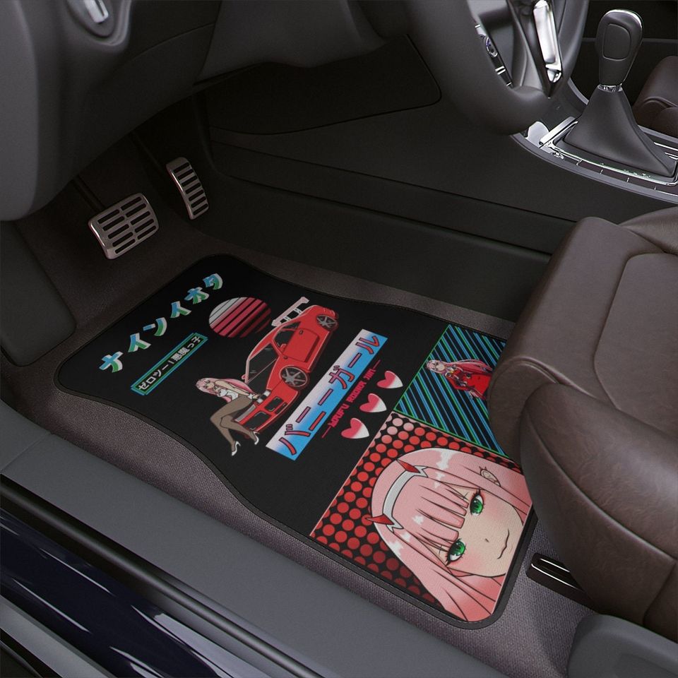 Anime Devil Girl JDM Car Floor Mat 1 PC