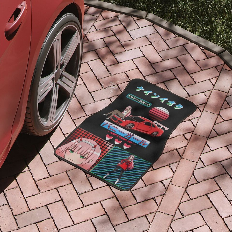 Anime Devil Girl JDM Car Floor Mat 1 PC