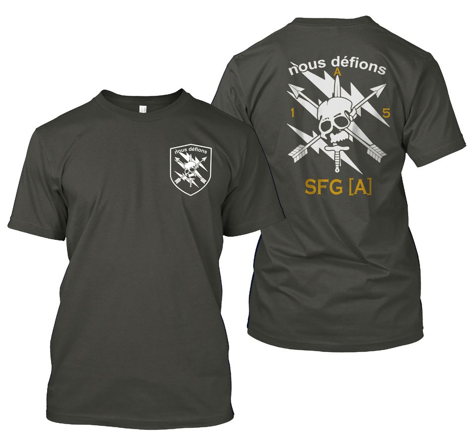New 5TH Special Forces Group SFG(A) Nous Defions Double sided tshirt