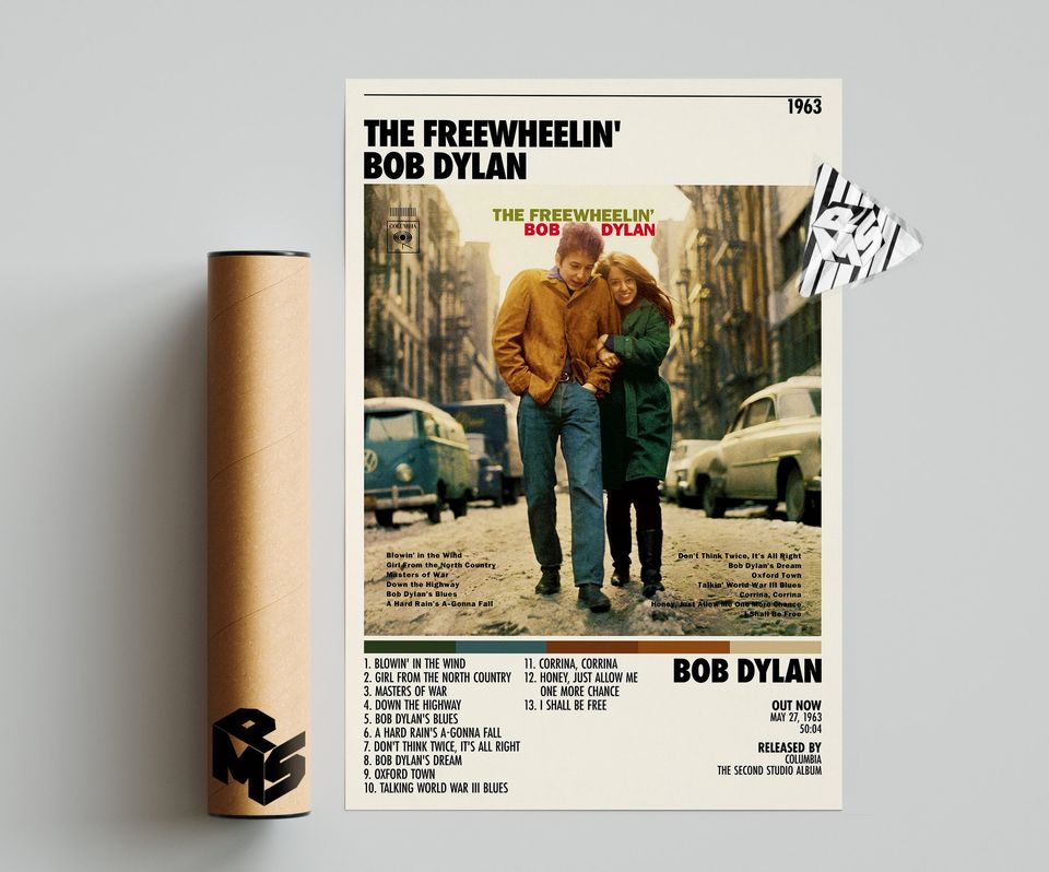Bob Dylan Posters | Bob Dylan The Freewheeling Poster