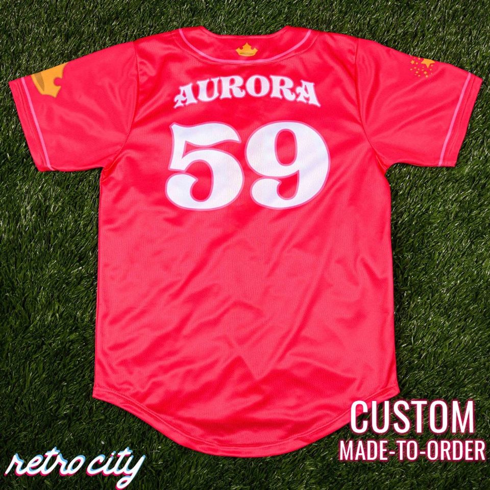 Princess Aurora Princess Beauty Baseball Jersey