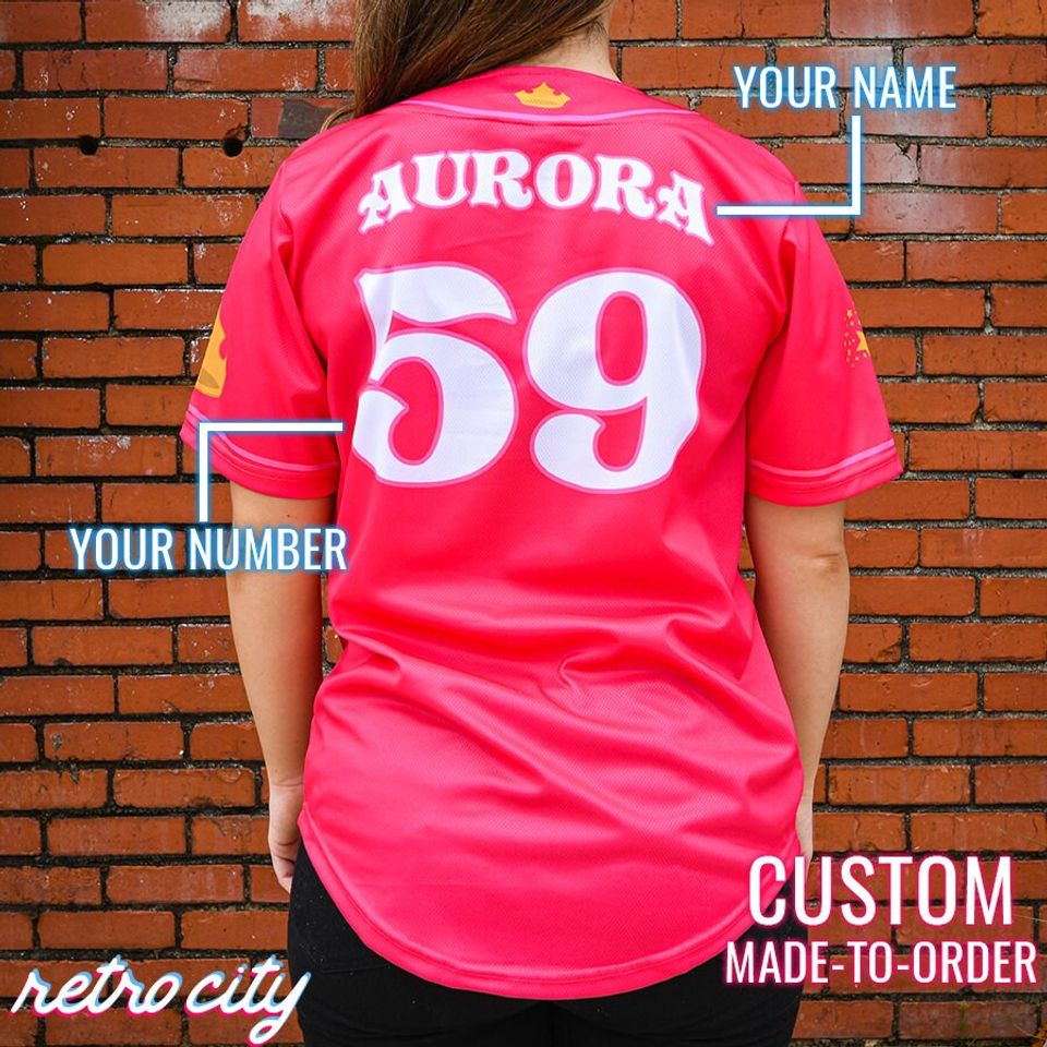 Princess Aurora Princess Beauty Baseball Jersey