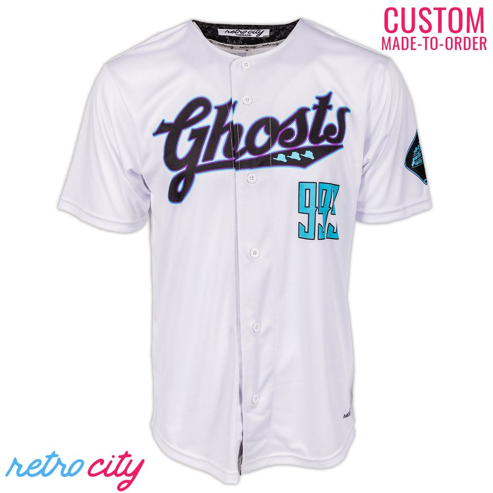 Haunted Mansion 'Ghosts' Full-Button Baseball Jersey *CUSTOM*