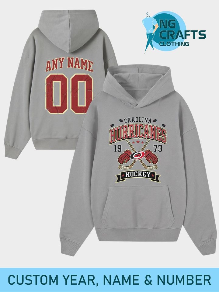 Personalized Hockey Sweatshirt, Custom Name & Number