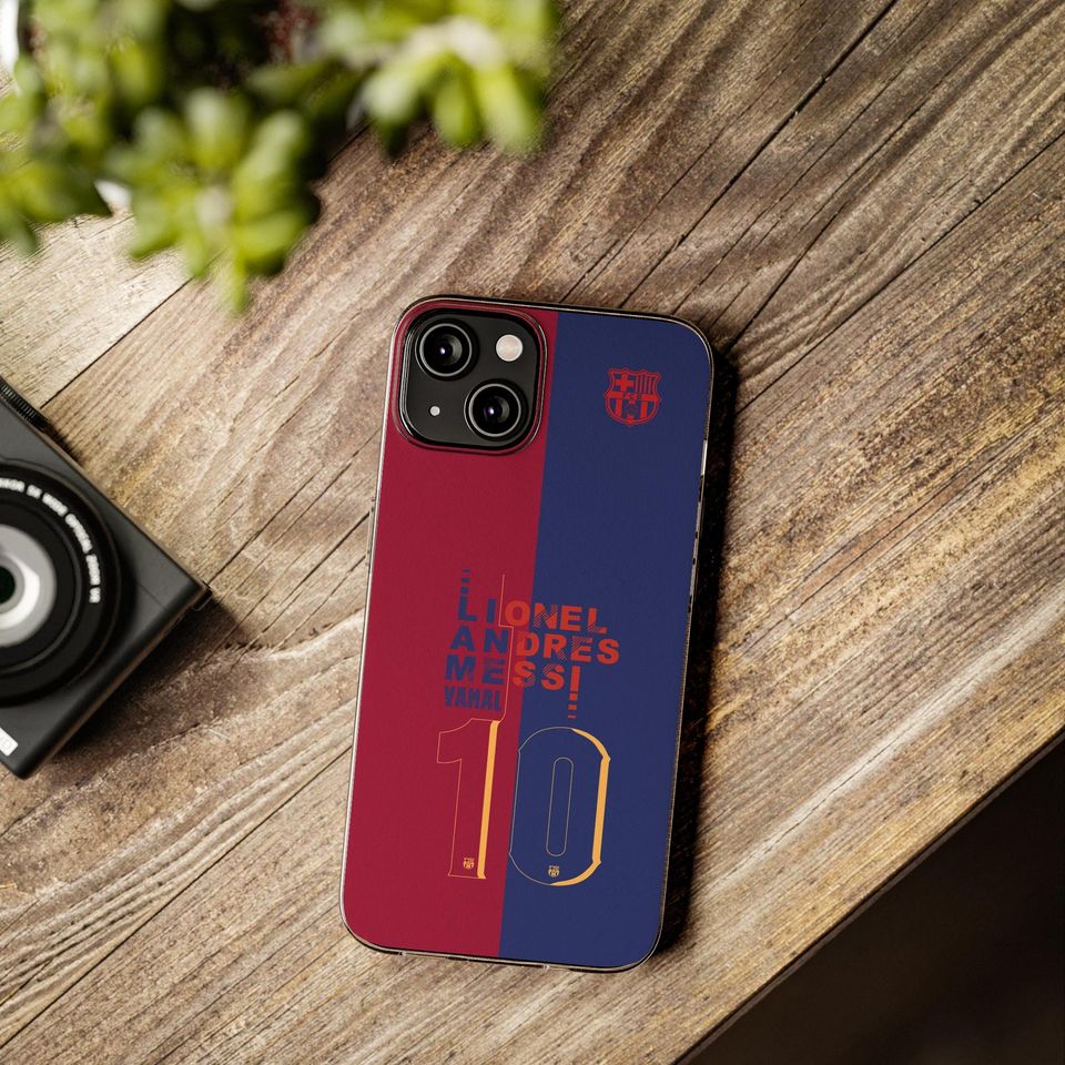 FCBarcelona iPhone Case, Messi Fan Phone Cover