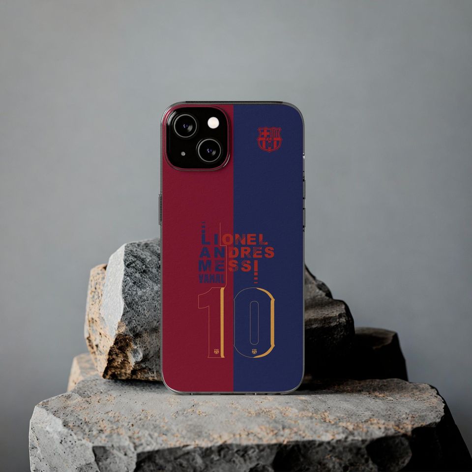 FCBarcelona iPhone Case, Messi Fan Phone Cover