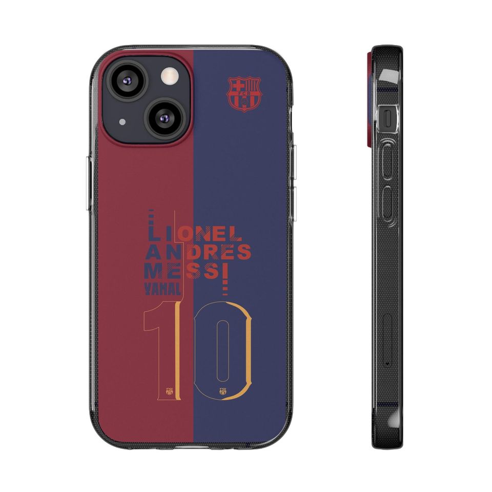 FCBarcelona iPhone Case, Messi Fan Phone Cover