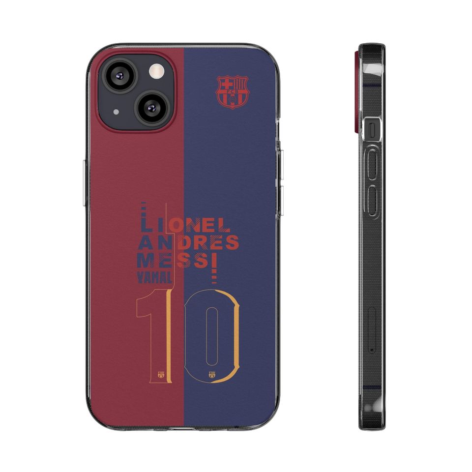 FCBarcelona iPhone Case, Messi Fan Phone Cover
