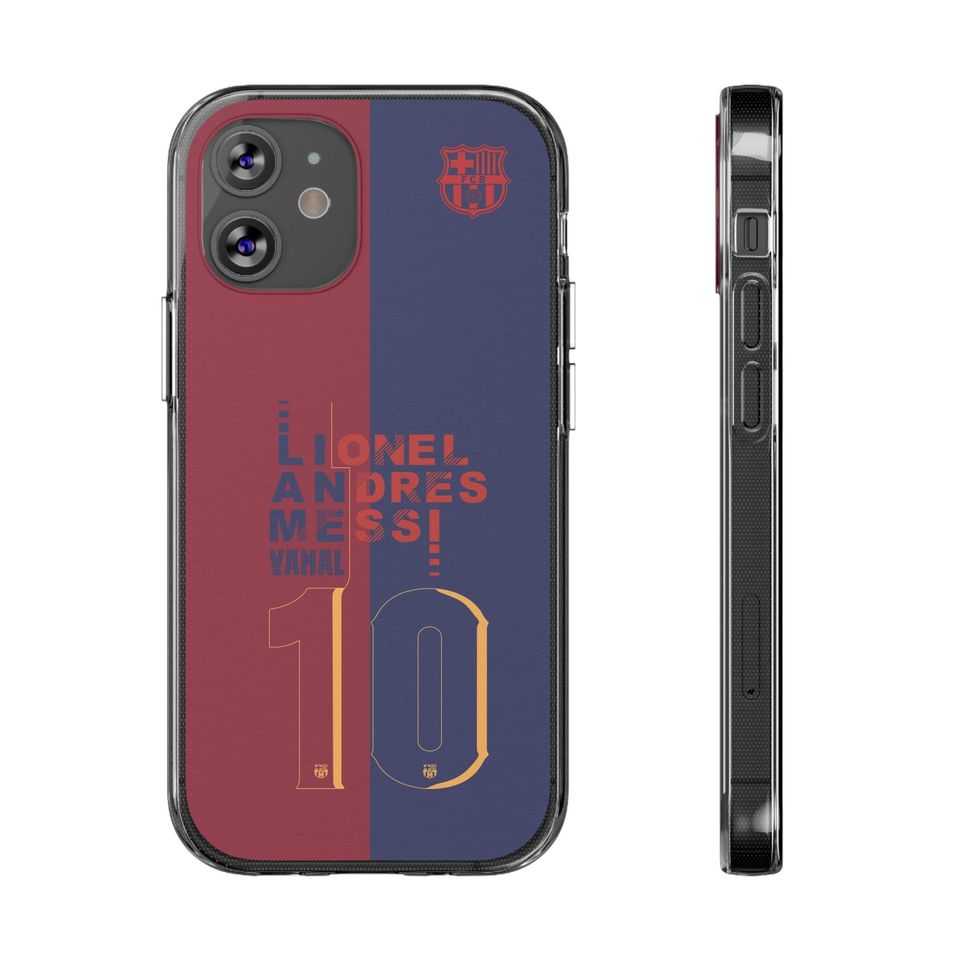 FCBarcelona iPhone Case, Messi Fan Phone Cover