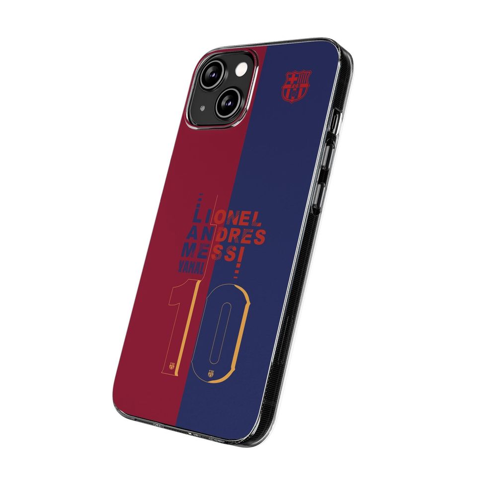FCBarcelona iPhone Case, Messi Fan Phone Cover
