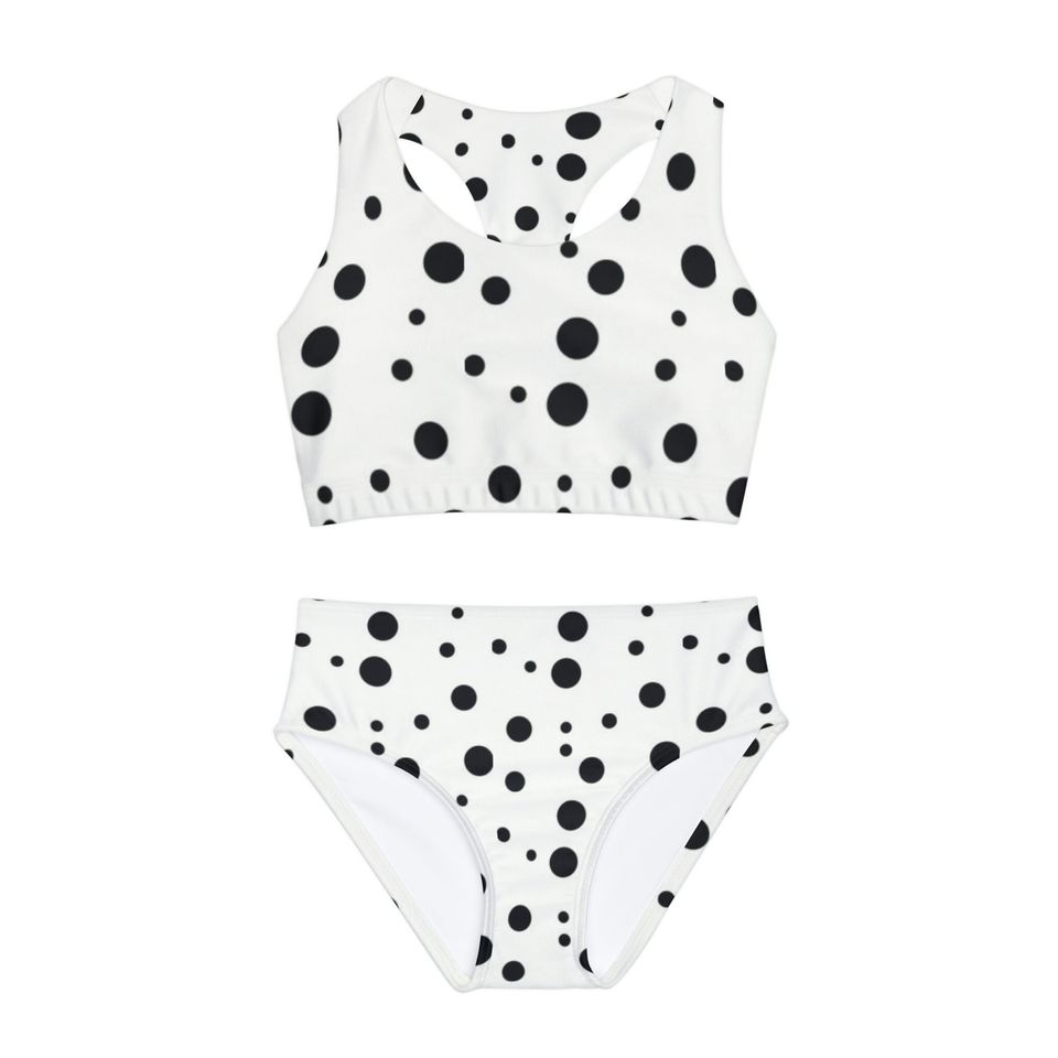 Girls Two Piece Swimsuit (AOP)