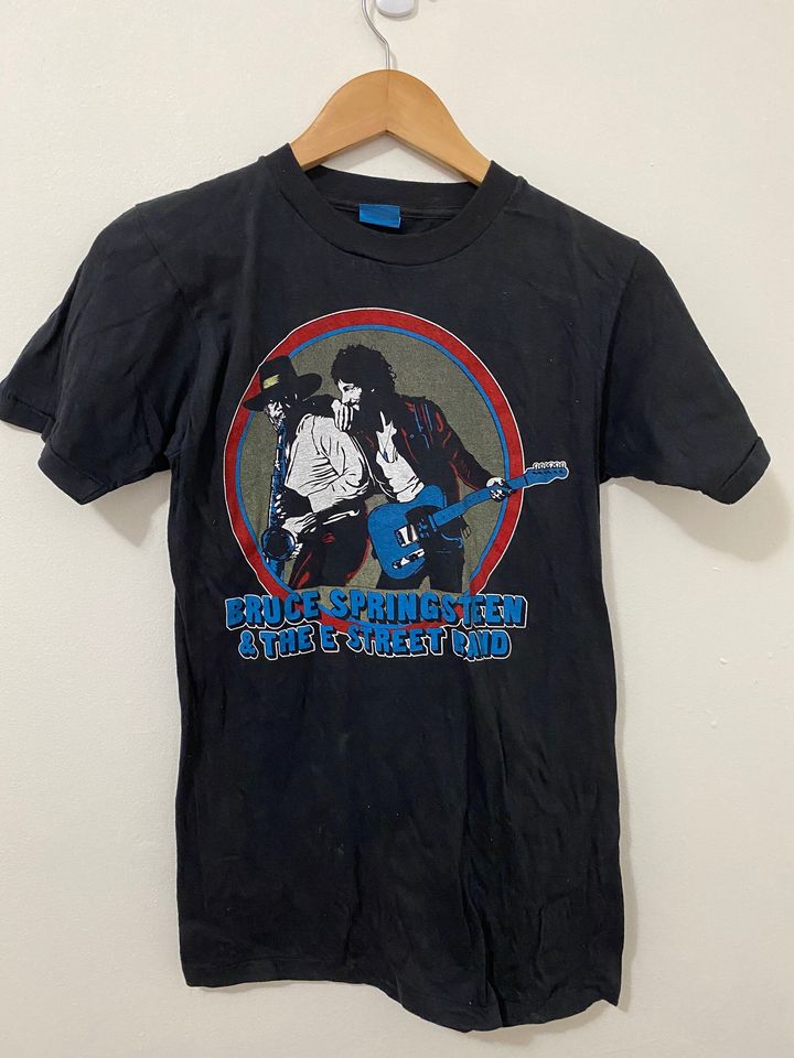 BRUCE SPRINGSTEEN and The E-Street Band Vintage 1981 Double Sided T-Shirt