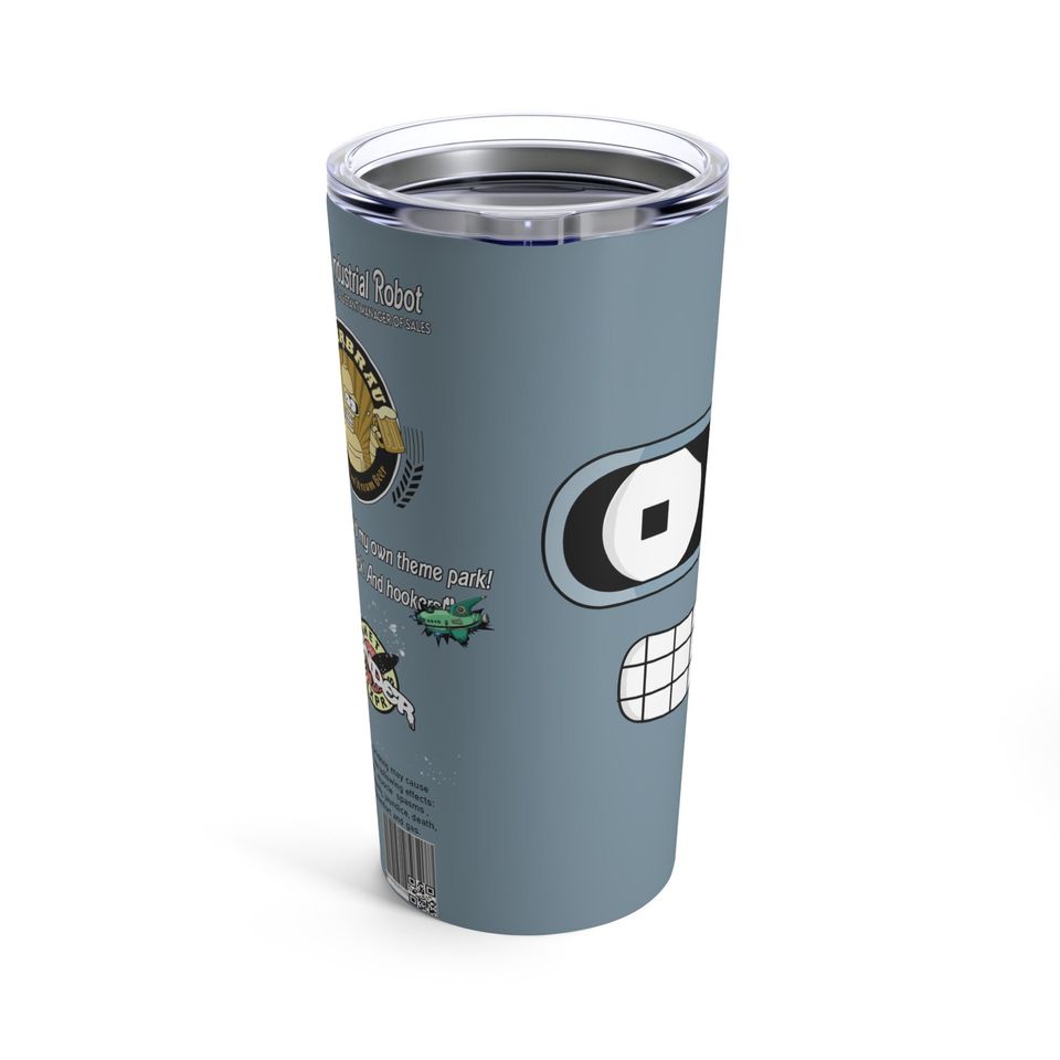 Futurama Bender Copper Vacuum Insulated Tumbler