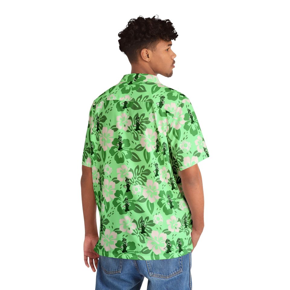 Luigi Men's Hawaiian Shirt (AOP)