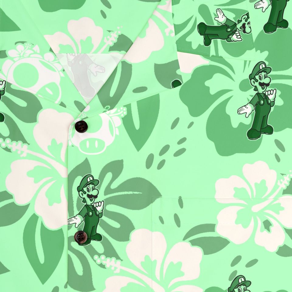 Luigi Men's Hawaiian Shirt (AOP)
