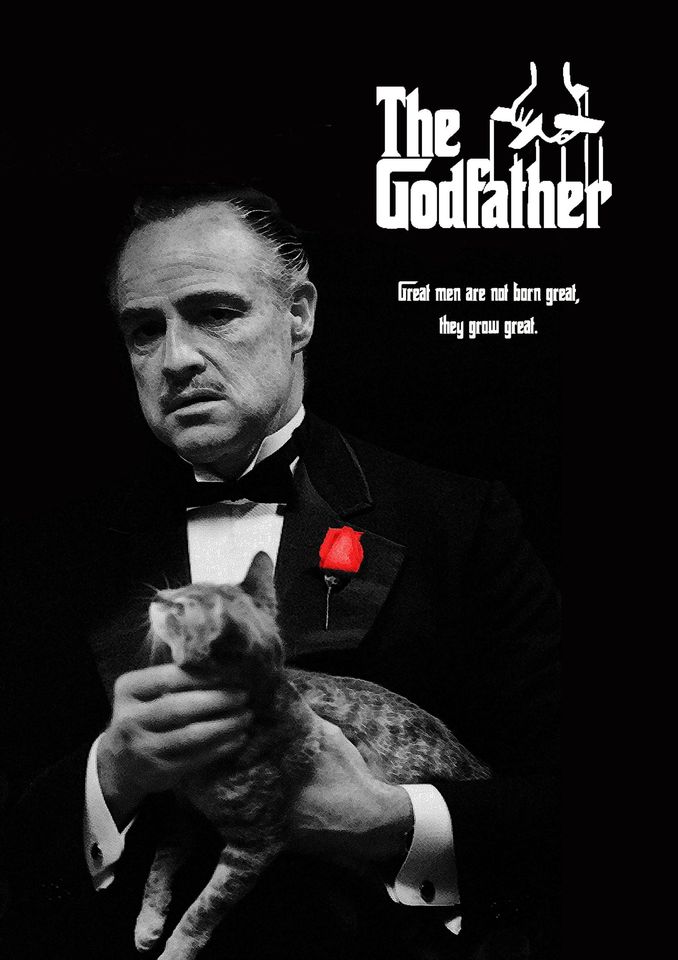 The Godfather Classic Retro Alternative Graphic Design Minimal Minimalist