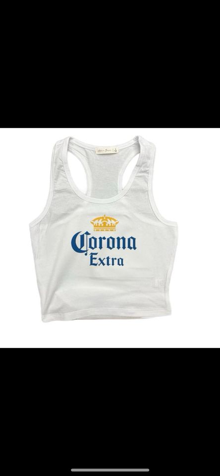 Corona extra Crop Tank Top